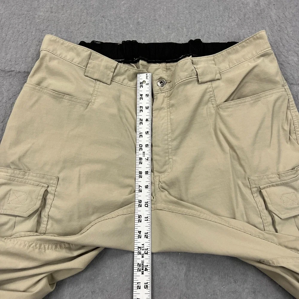 Duluth Pants Men's XLx32 Beige DuluthFlex Dry on the Fly Cargo Straight Gorpcore